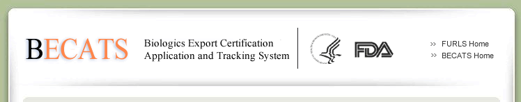 Biological Export Certification Application and Tracking System