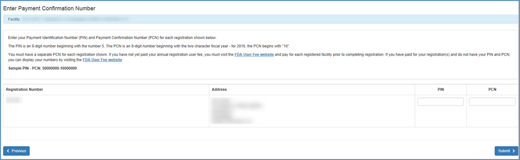This displays the PIN/PCN Entry Screen